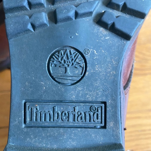 Vintage Timberland Brown Leather Boots 7.5 - Picture 3 of 5